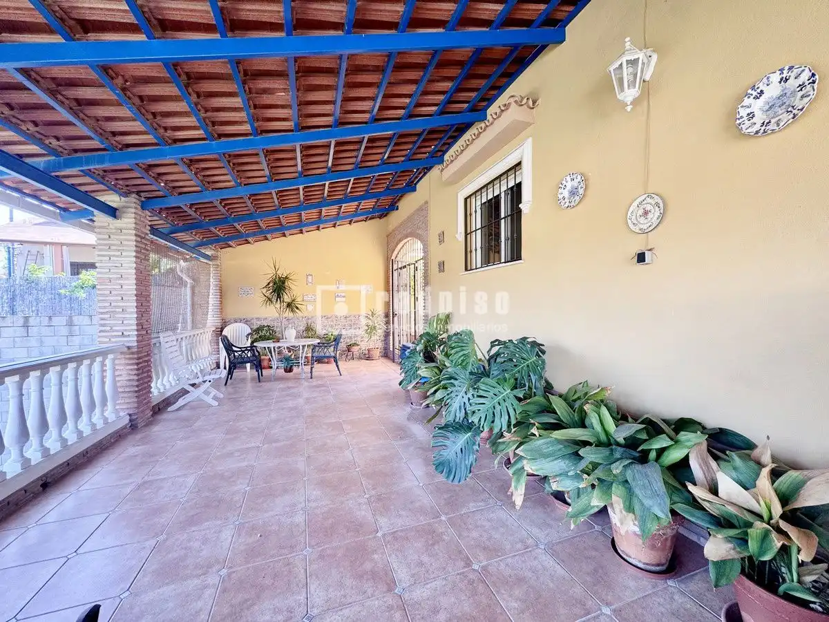 Terraza de Casa o chalet en venta en Málaga con Aire acondicionado, Jardín privado y Piscina
