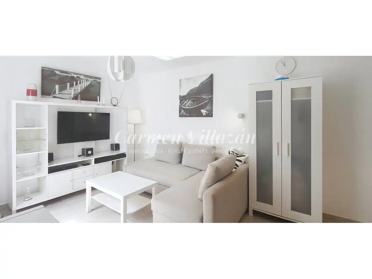 Sala d'estar de Apartament en venda en Antigua amb Terrassa, Moblat i Piscina comunitària