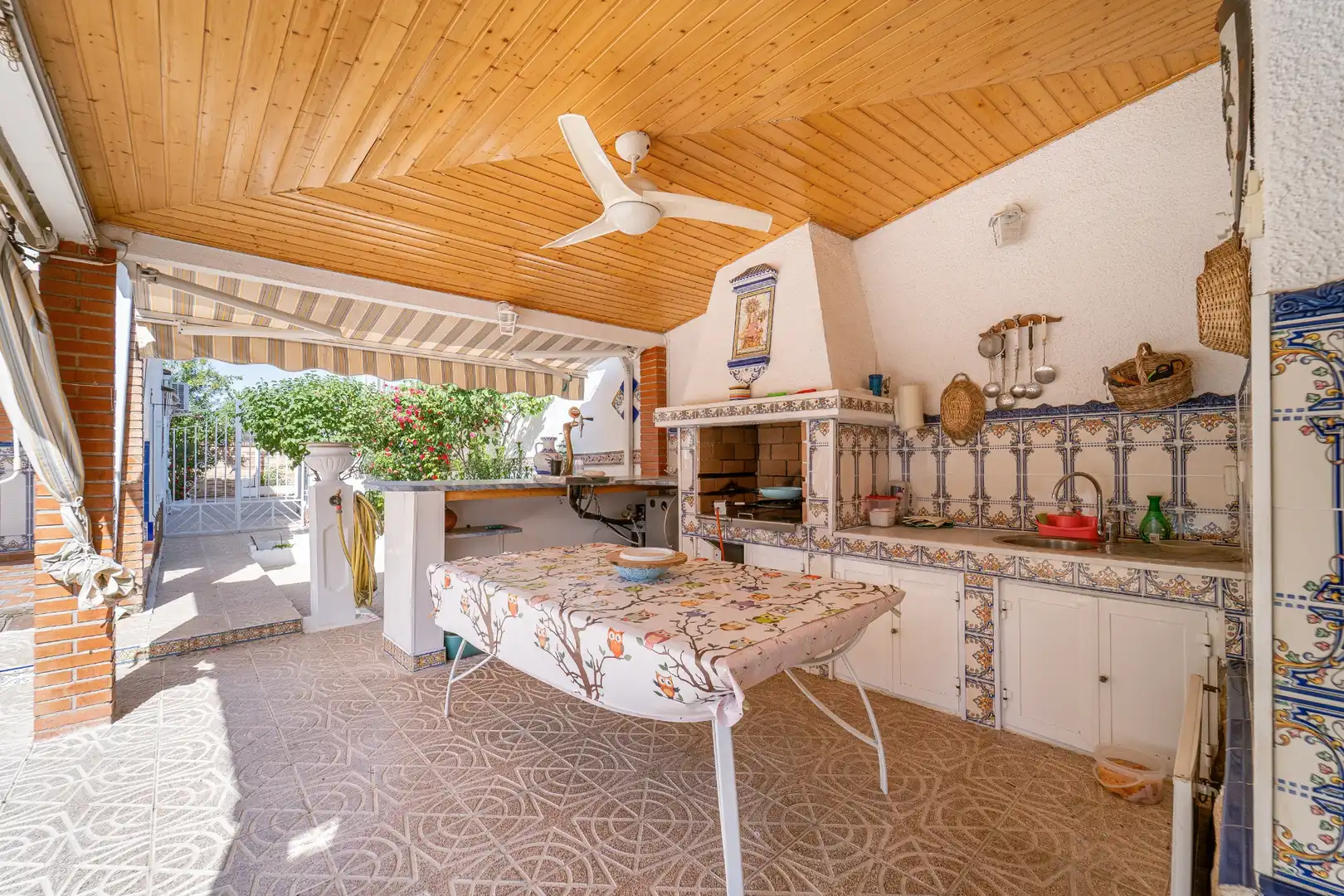 Terraza de Casa o chalet en venta en El Álamo con Aire acondicionado, Calefacción y Jardín privado