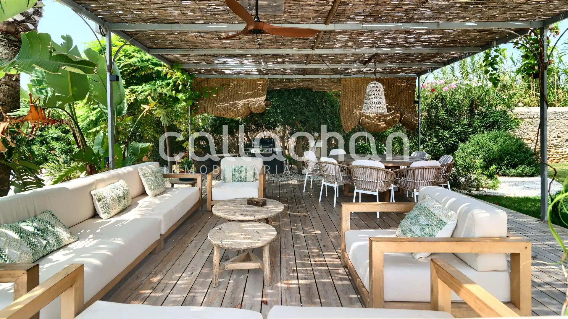 Terrassa de Casa o xalet de lloguer en Dénia amb Aire condicionat, Calefacció i Jardí privat