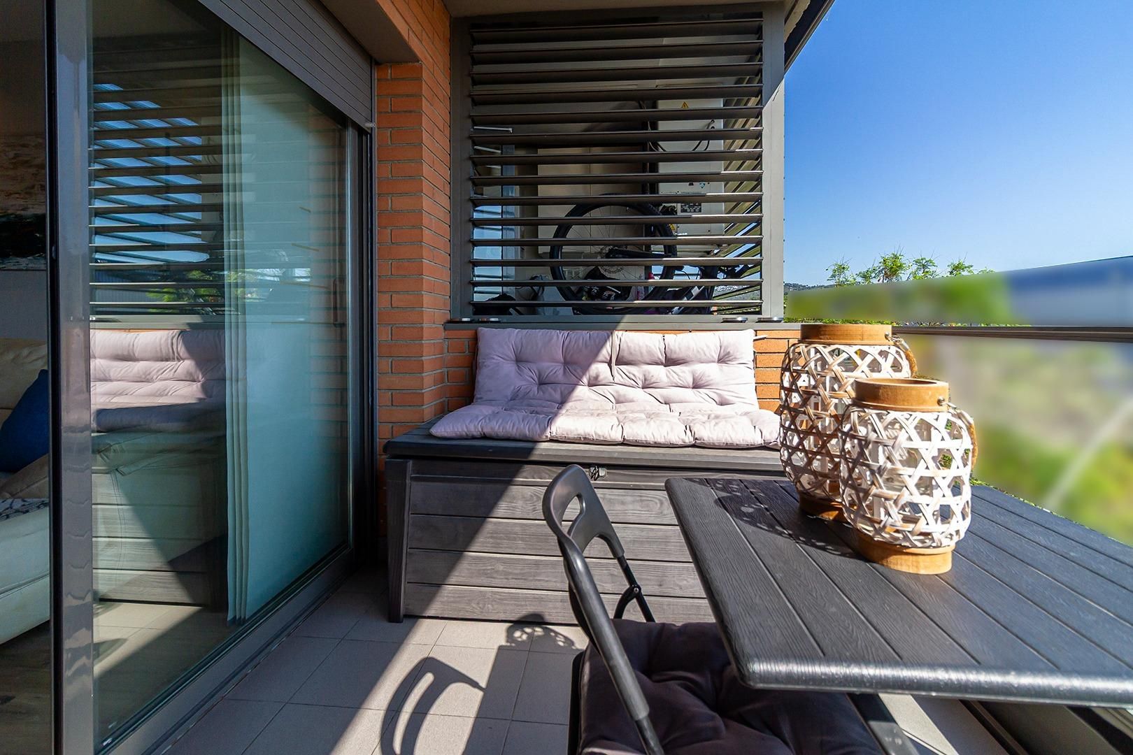 Terrace of Flat for sale in Castelldefels  with Air Conditioner, Heating and Private garden