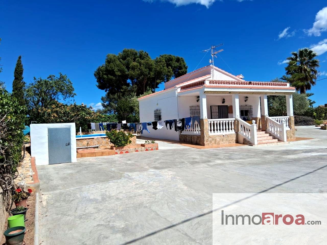 Exterior view of House or chalet for sale in Náquera  with Air Conditioner, Private garden and Terrace