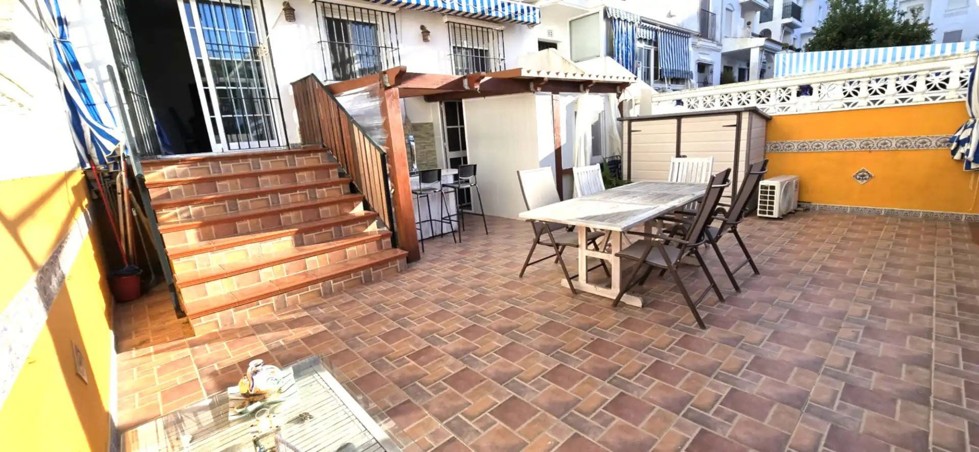 Terraza de Apartamento en venta en El Portil con Aire acondicionado, Piscina y Amueblado