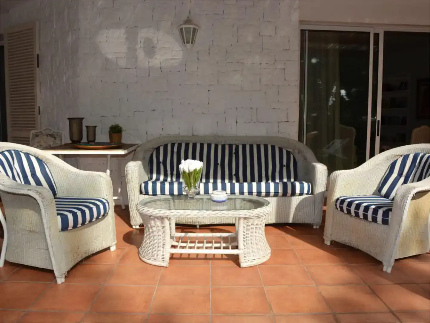 Terrassa de Casa o xalet de lloguer en Sitges amb Aire condicionat, Piscina i Balcó