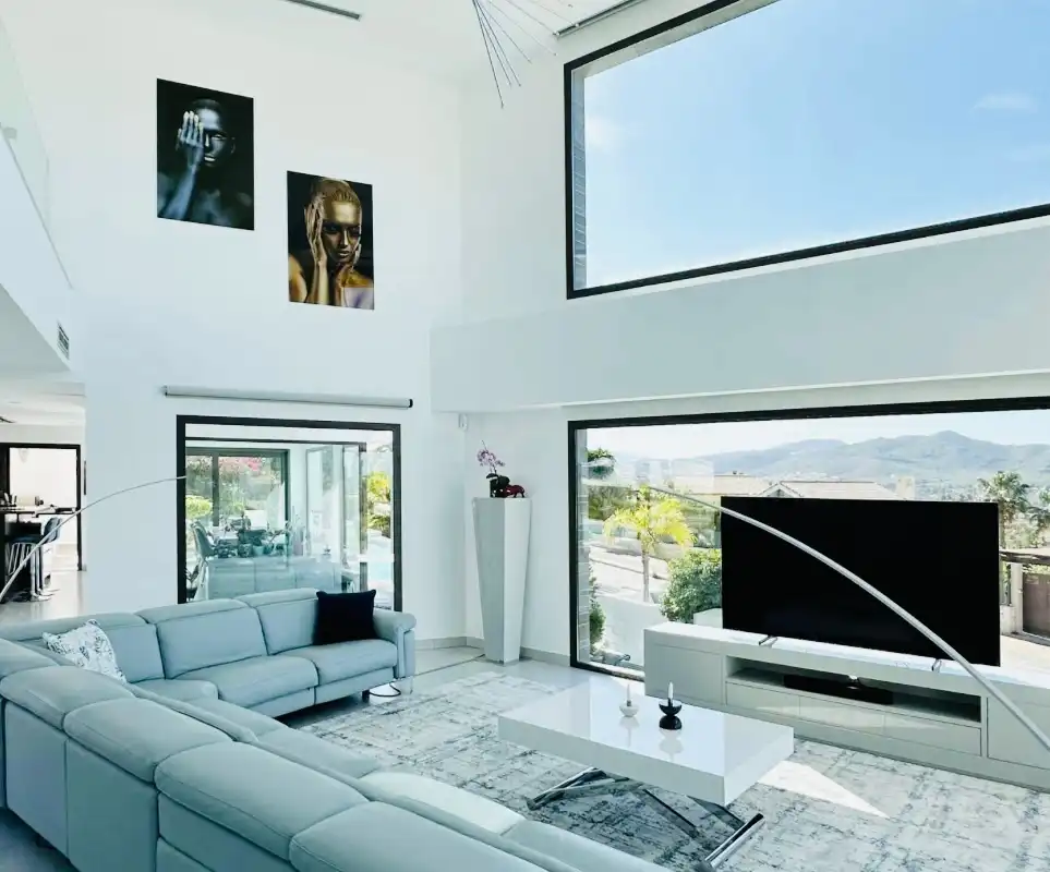 Sala d'estar de Casa o xalet en venda en Jávea / Xàbia amb Aire condicionat, Calefacció i Jardí privat