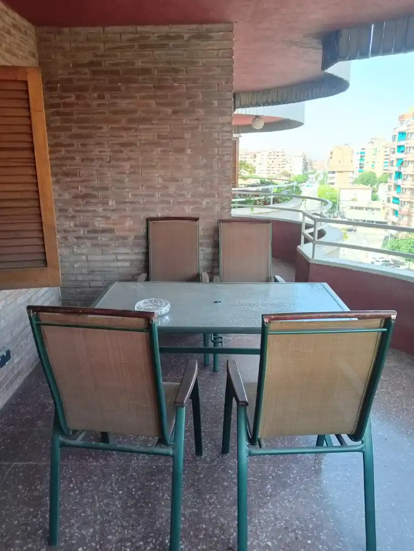 Terraza de Piso de alquiler en Lleida con Aire acondicionado, Amueblado y Lavadora