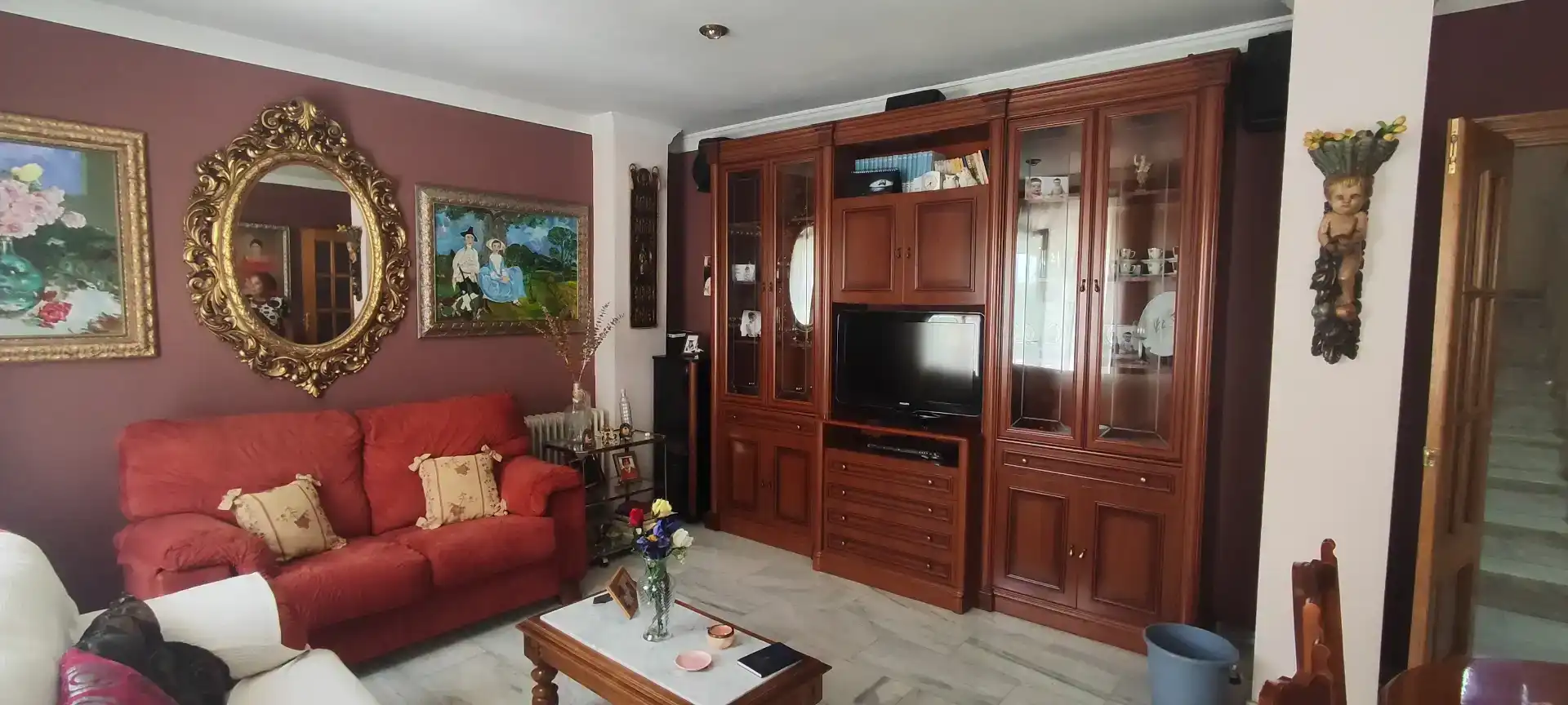 Sala d'estar de Dúplex de lloguer en Granada amb Moblat, Forn i Rentadora