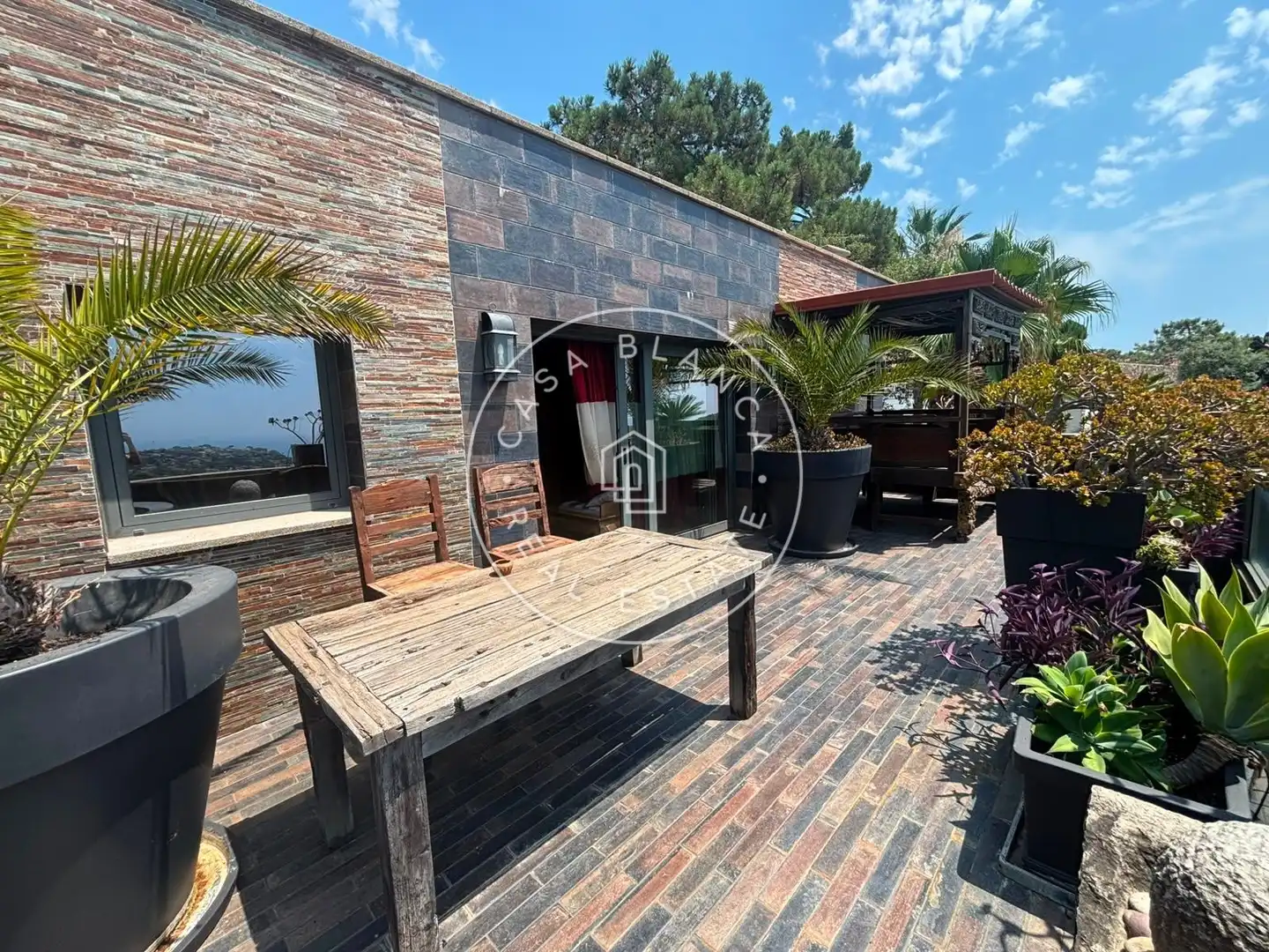 Terraza de Casa o chalet en venta en Lloret de Mar con Aire acondicionado, Calefacción y Jardín privado