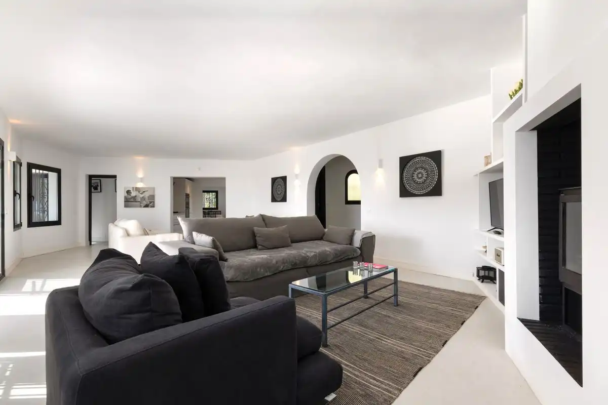 Sala de estar de Casa o chalet en venta en Marbella con Piscina