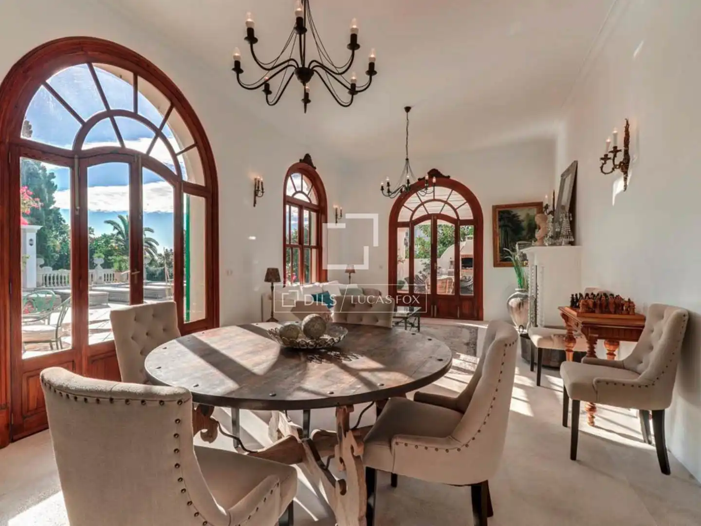 Dining room of Houses for rent in  Palma de Mallorca  with Air Conditioner, Heating and Private garden