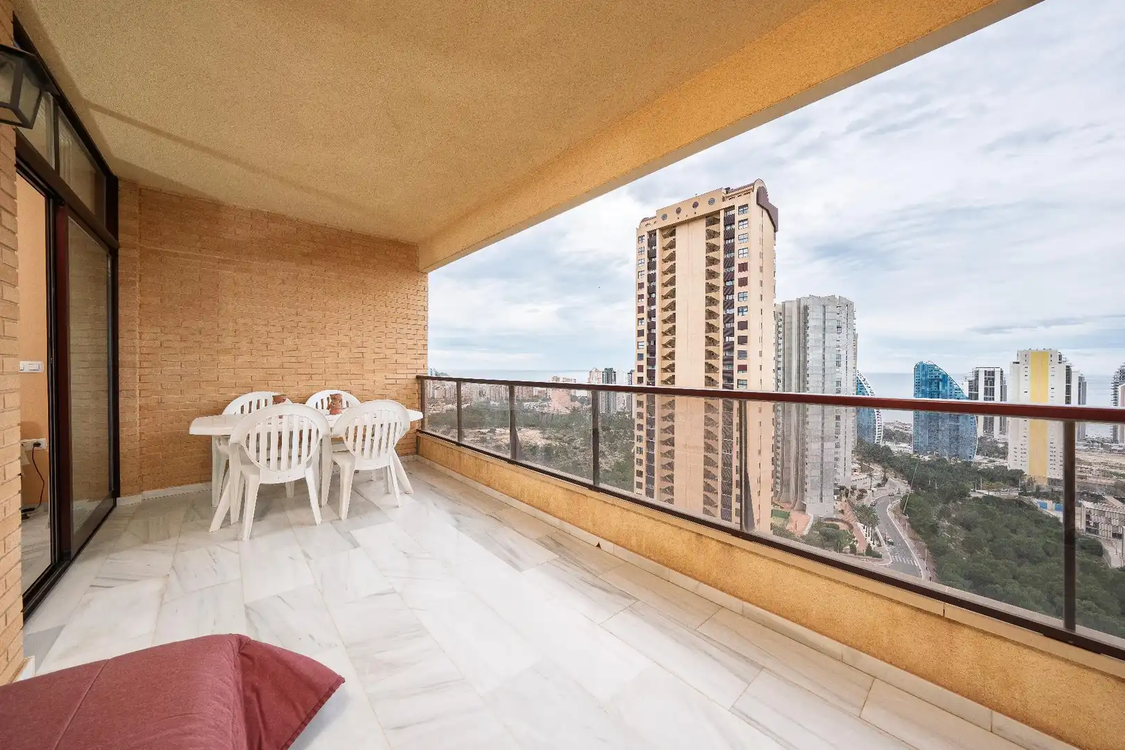 Terrace of Flat for sale in Benidorm  with Private garden, Terrace and Furnished