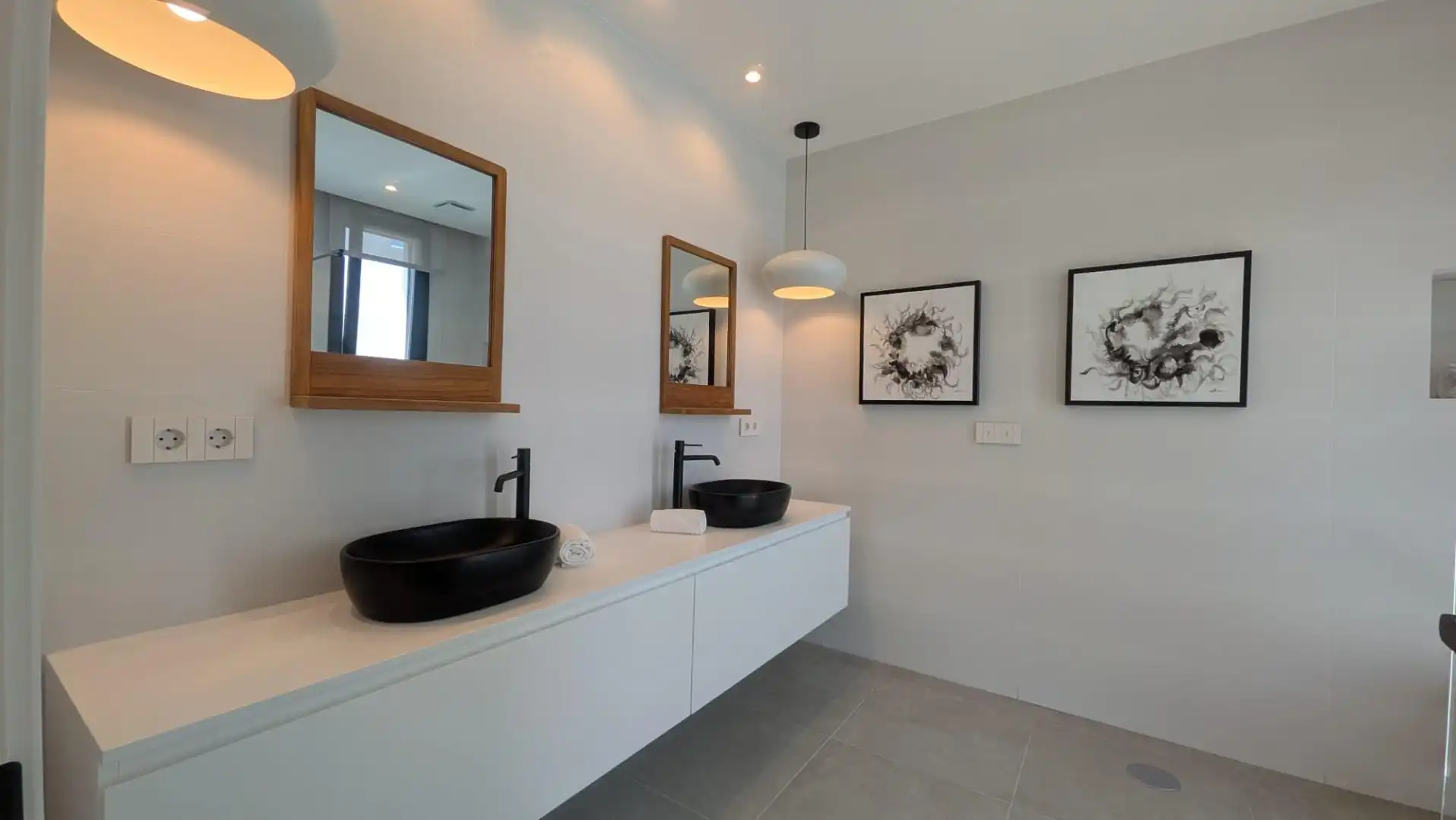 Bathroom of Houses for sale in L'Alfàs del Pi  with Air Conditioner, Heating and Terrace