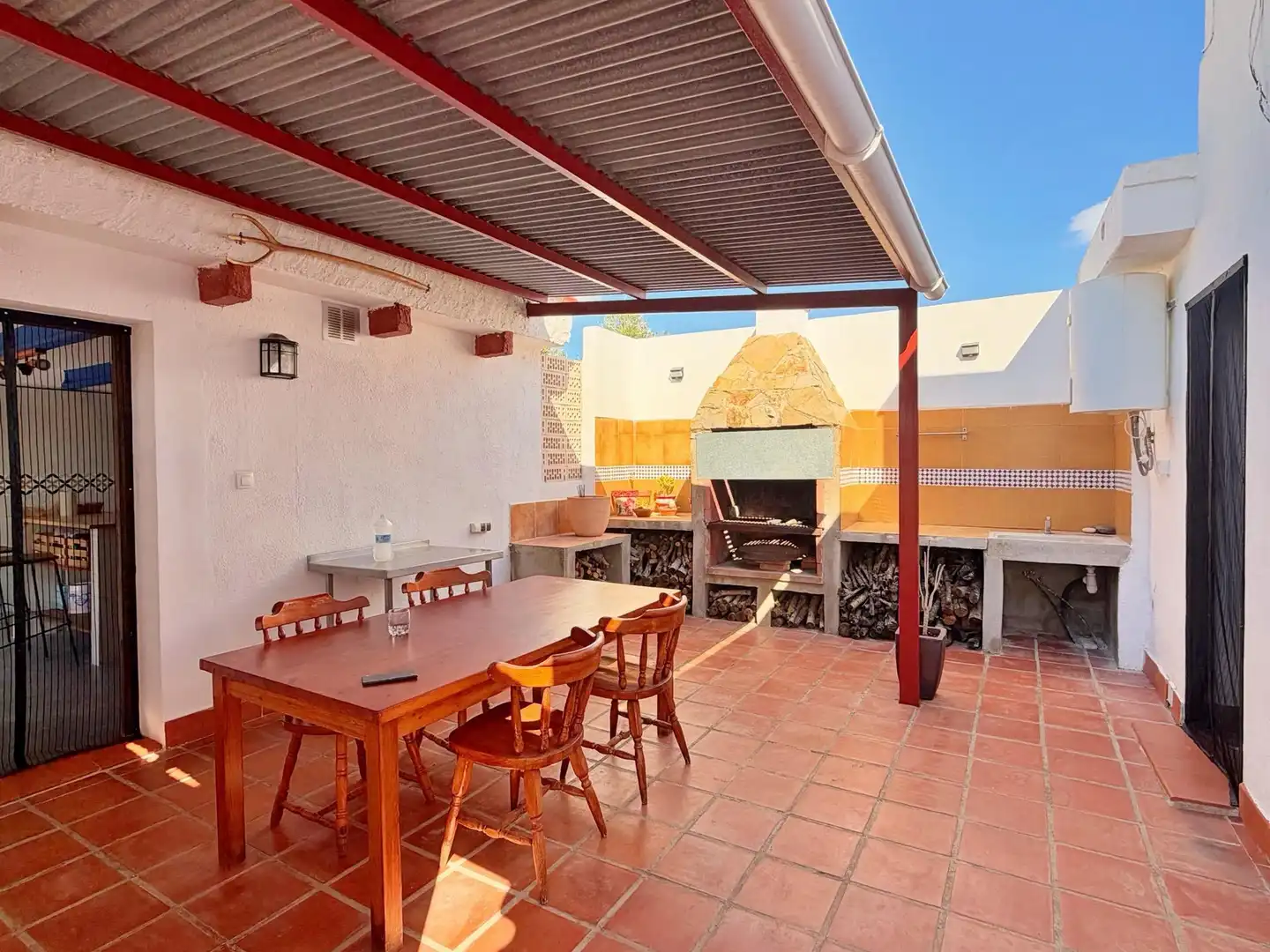 Terrassa de Casa o xalet en venda en Aldover, Tarragona