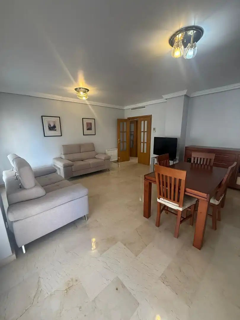 Sala de estar de Piso de alquiler en Valencia con Aire acondicionado, Calefacción y Amueblado