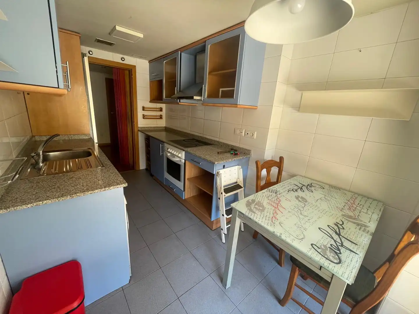 Cocina de Piso de alquiler en Zaragoza con Aire acondicionado, Calefacción y Parquet
