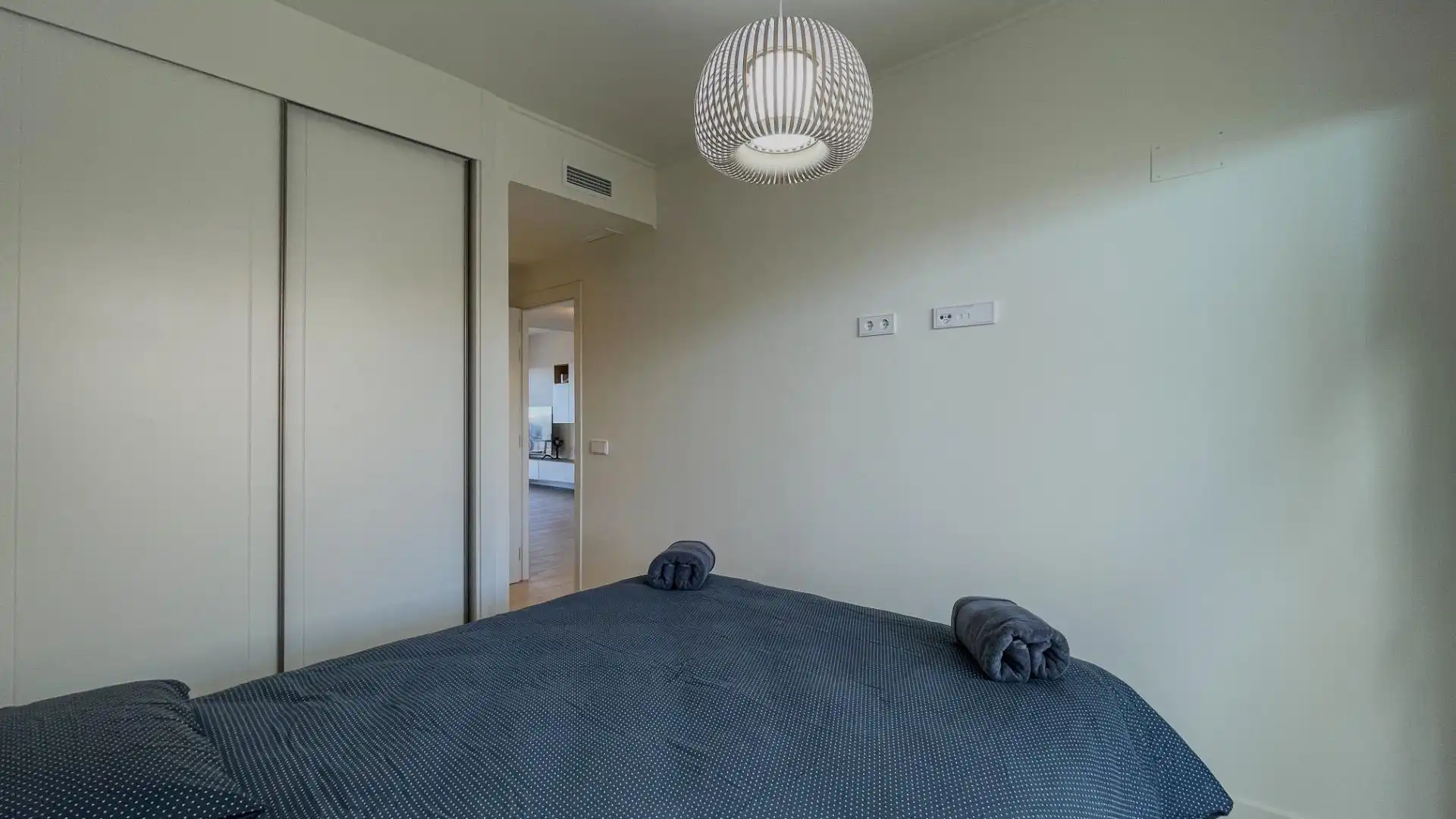 Schlafzimmer von Dachboden zum Verkauf in Finestrat mit Klimaanlage, Terrasse und Möbliert