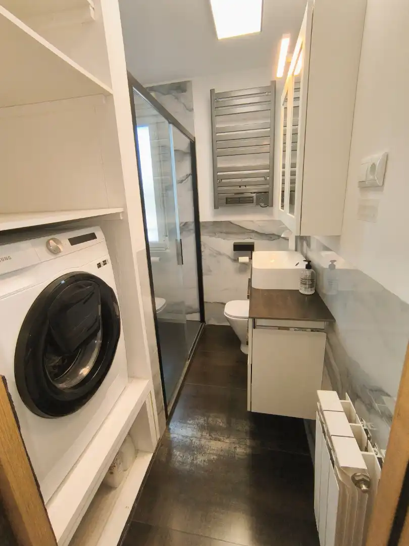 Badezimmer von Wohnung zur Miete in Palencia mit Heizung, Parkett und Terrasse