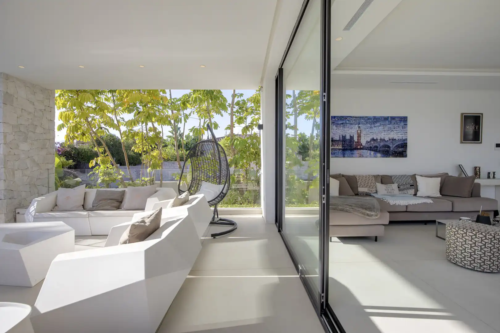 Terraza de Casa o chalet en venta en Marbella con Aire acondicionado, Jardín privado y Terraza