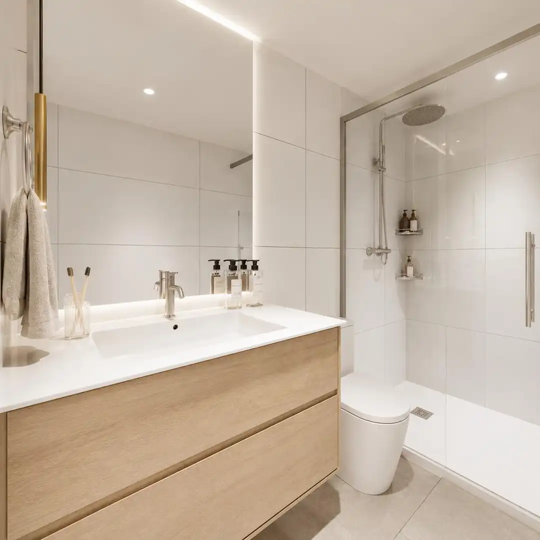 Bathroom of Flat for sale in Tordera  with Air Conditioner and Heating