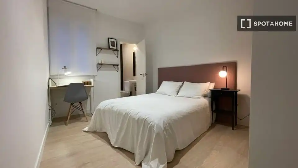 Habitación de Piso de alquiler en Madrid con Aire acondicionado, Calefacción y Amueblado