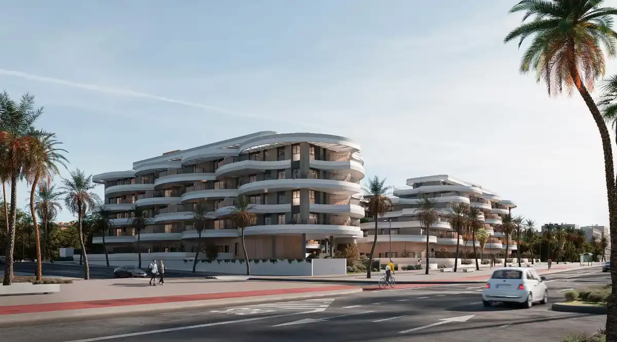 Exterior view of Apartments for sale in Málaga  with Terrace, Swimming Pool and Balcony