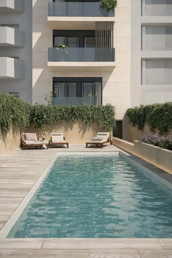 Terrasse von Maisonette zum Verkauf in Esplugues de Llobregat mit Heizung, Parkett und Gemeinschaftspool