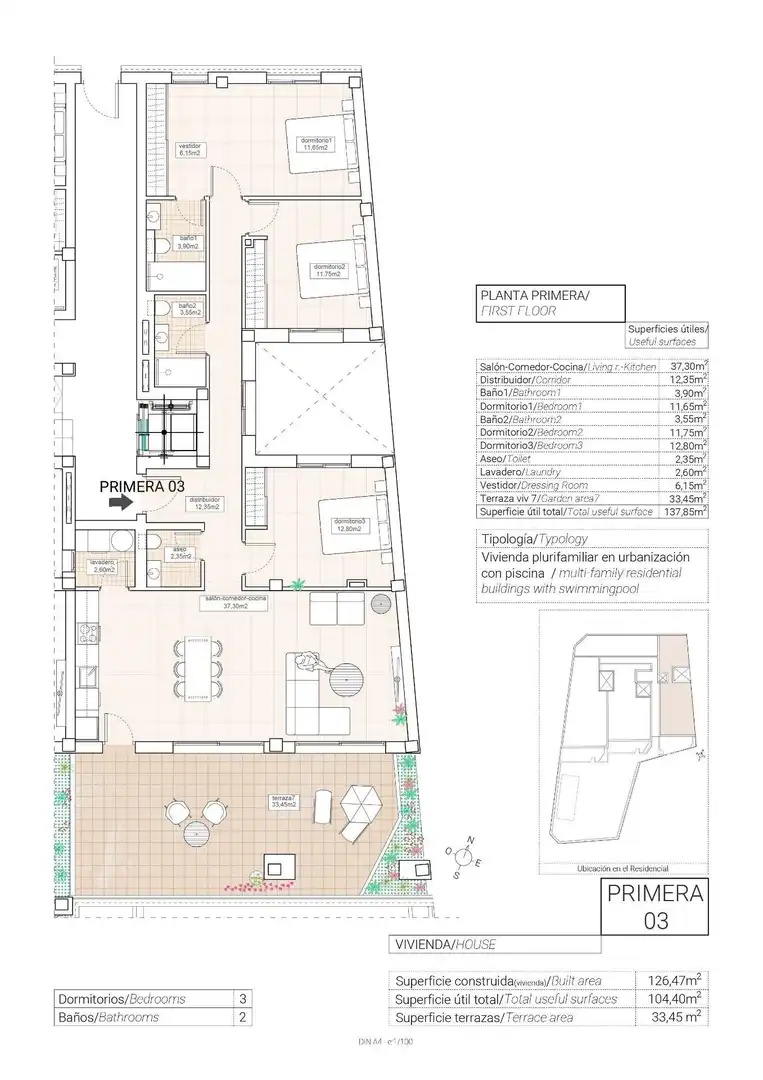 Appartement compact avec piscine à vendre à N/A, imagen 9