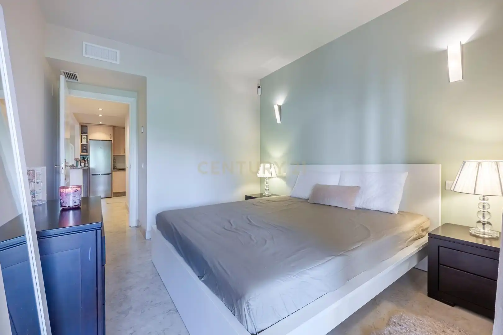 Bedroom of Apartments for rent in Marbella  with Air Conditioner, Private garden and Washing machine