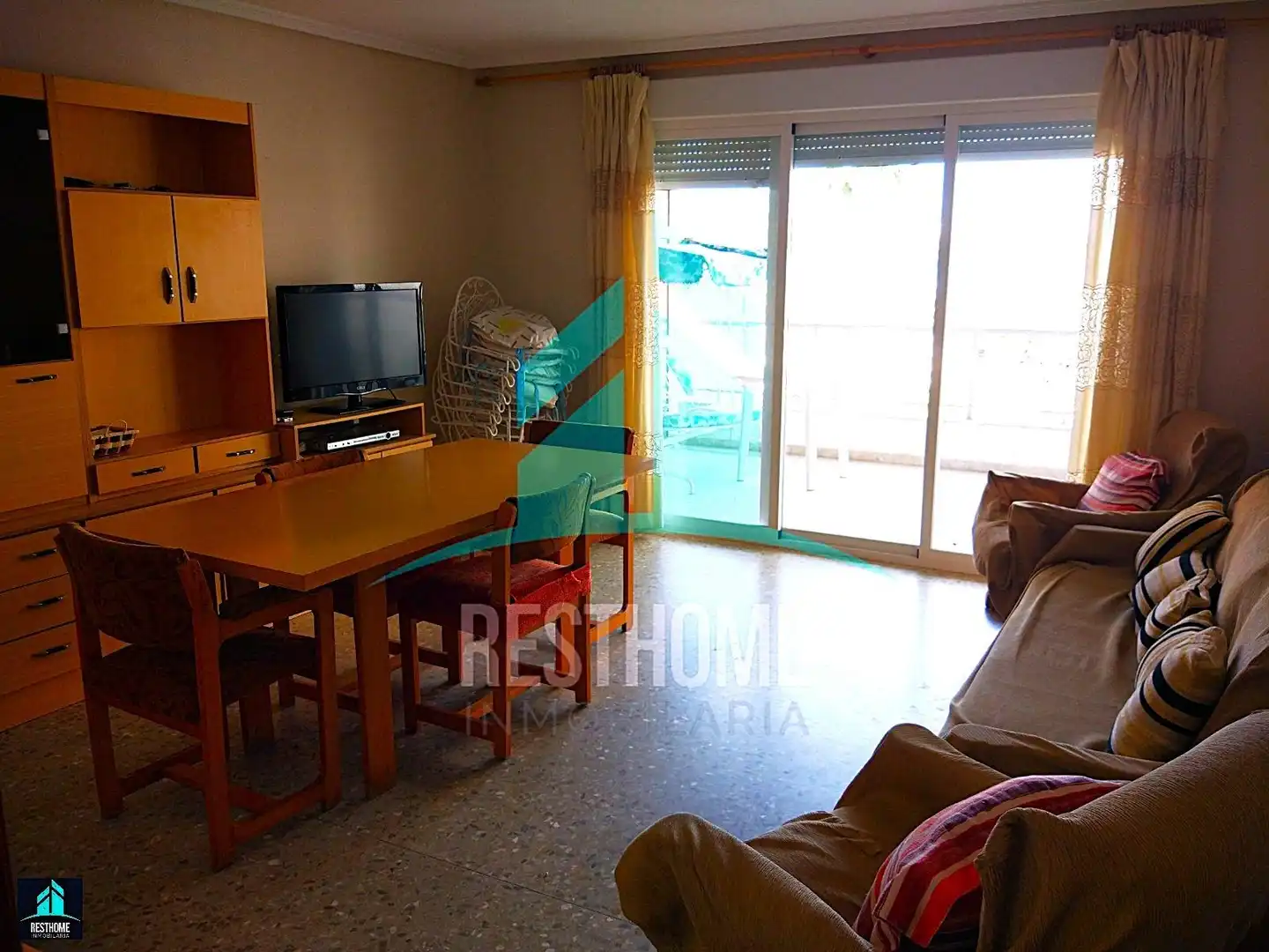 Living room of Apartments for sale in Cullera  with Air Conditioner, Private garden and Terrace