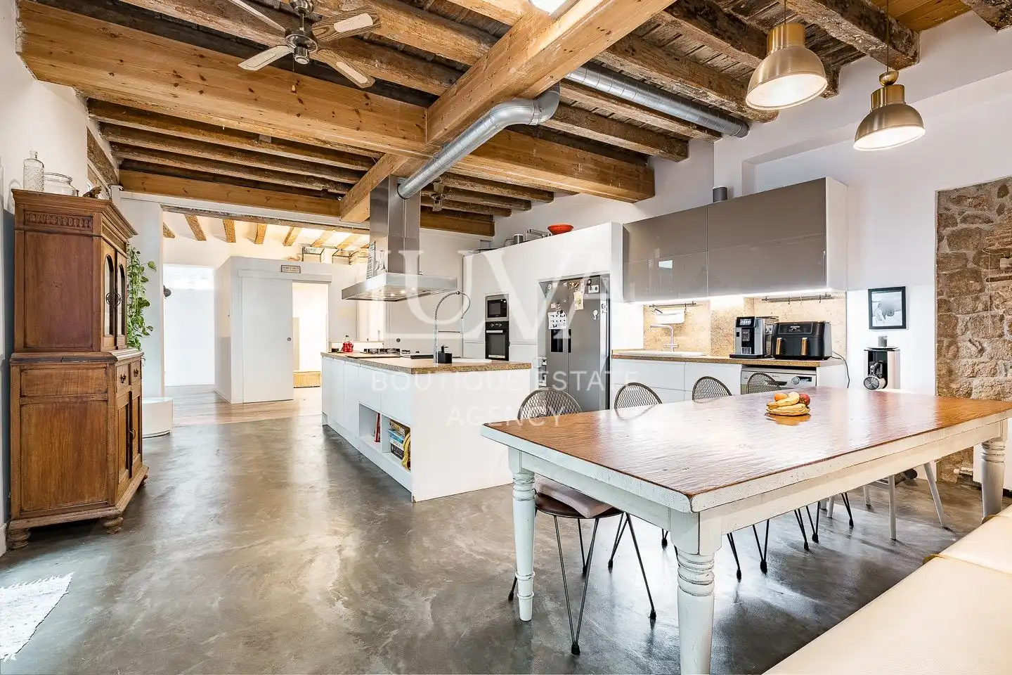Cocina de Apartamento en venta en Barcelona con Aire acondicionado, Calefacción y Terraza