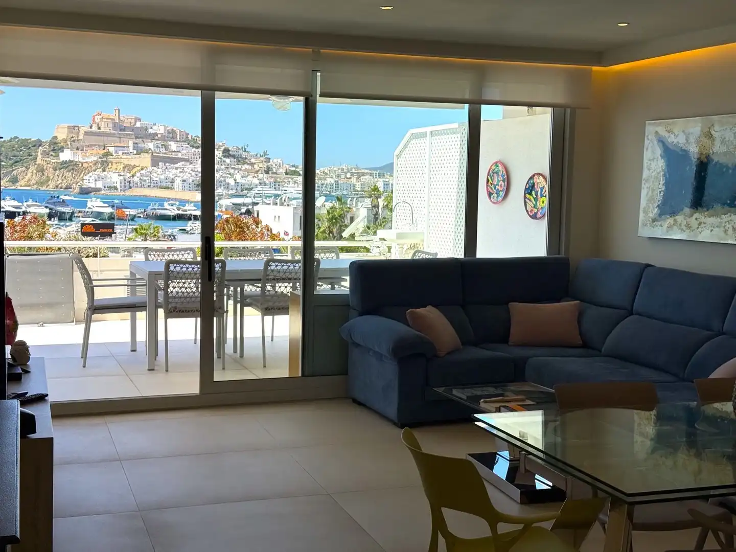 Living room of Apartments for sale in Eivissa  with Air Conditioner, Heating and Private garden