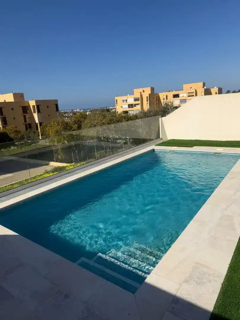 Swimming pool of Detached homes for sale in Almerimar
