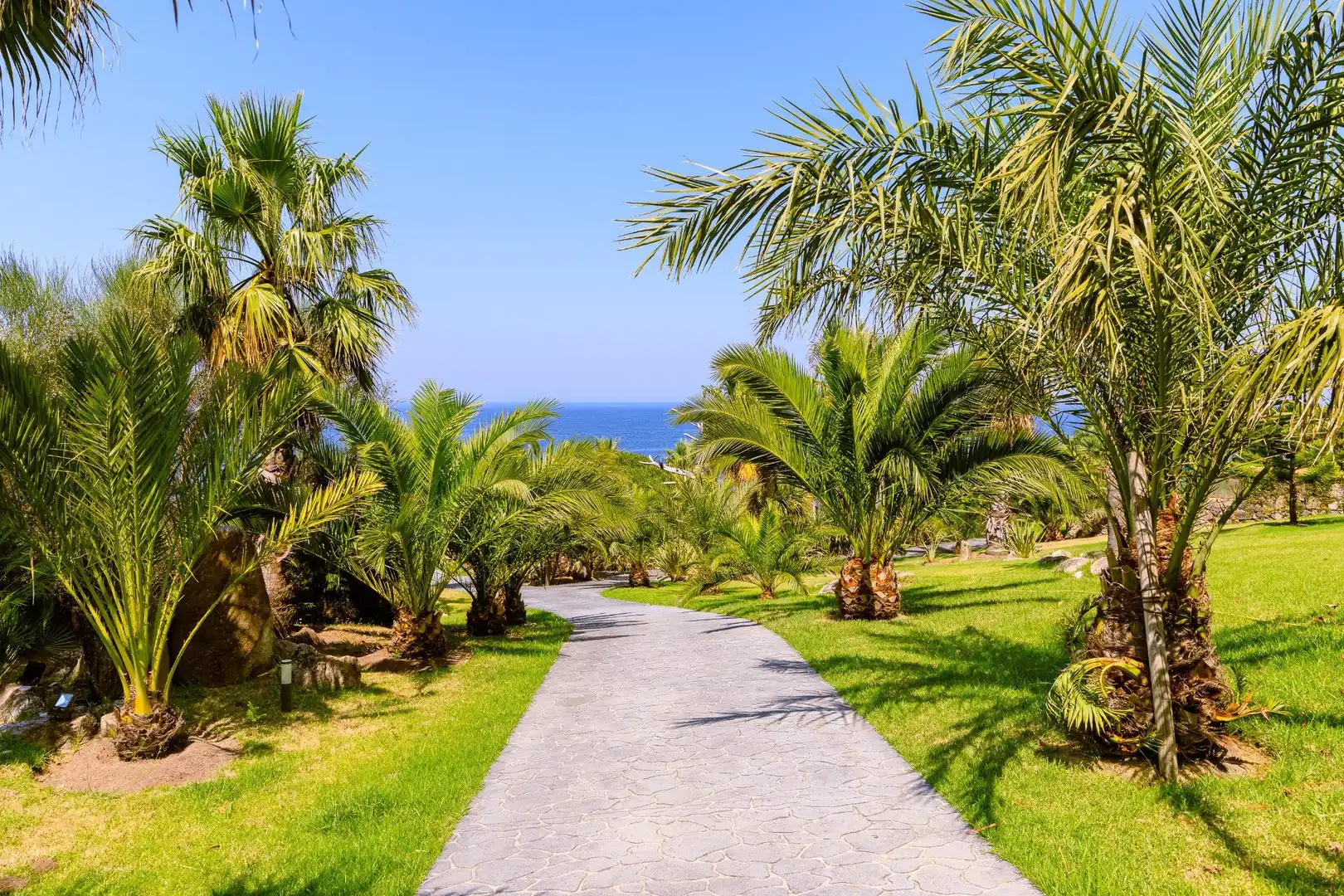 Exterior view of Houses for sale in Oia  with Air Conditioner, Heating and Private garden