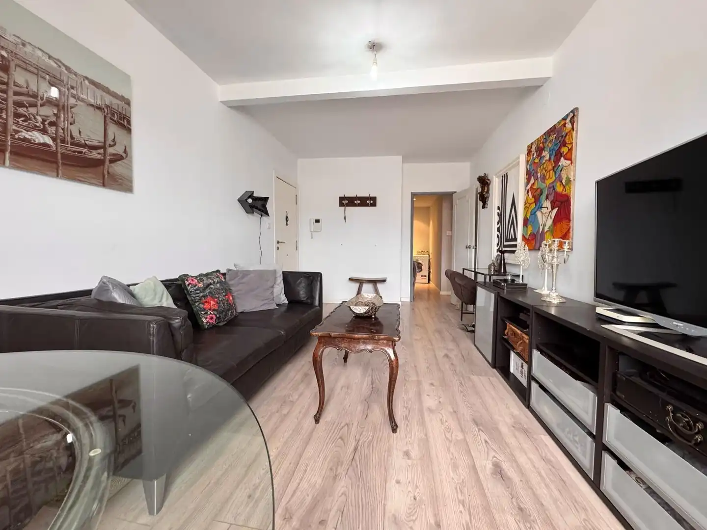 Living room of Flat for sale in Pontevedra Capital   with Terrace