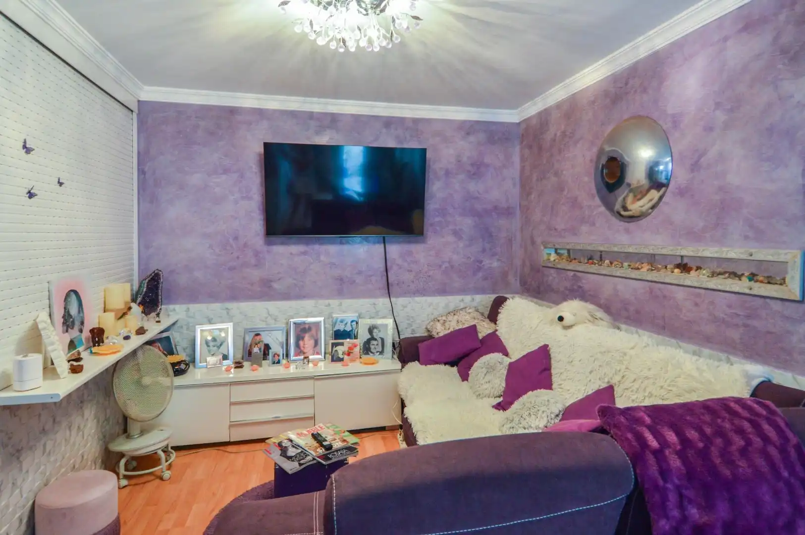 Wohnzimmer von Maisonette zum Verkauf in Mogán mit Klimaanlage, Privatgarten und Terrasse