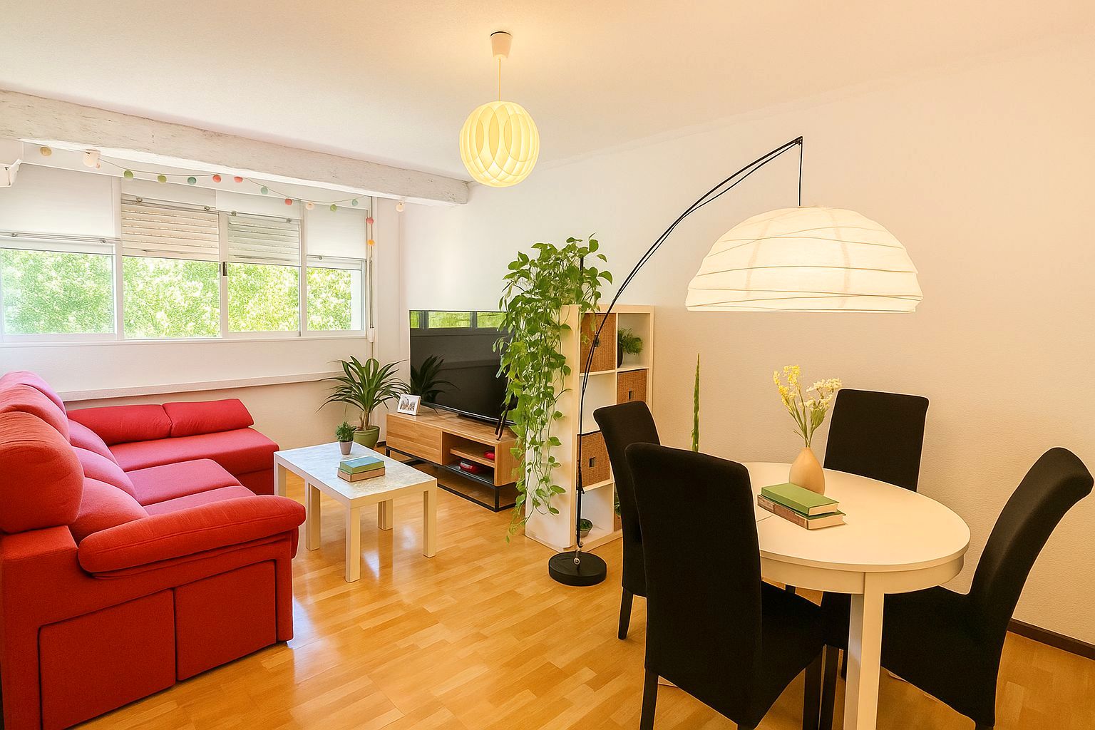 Living room of Flat for sale in Mejorada del Campo  with Air Conditioner, Heating and Private garden