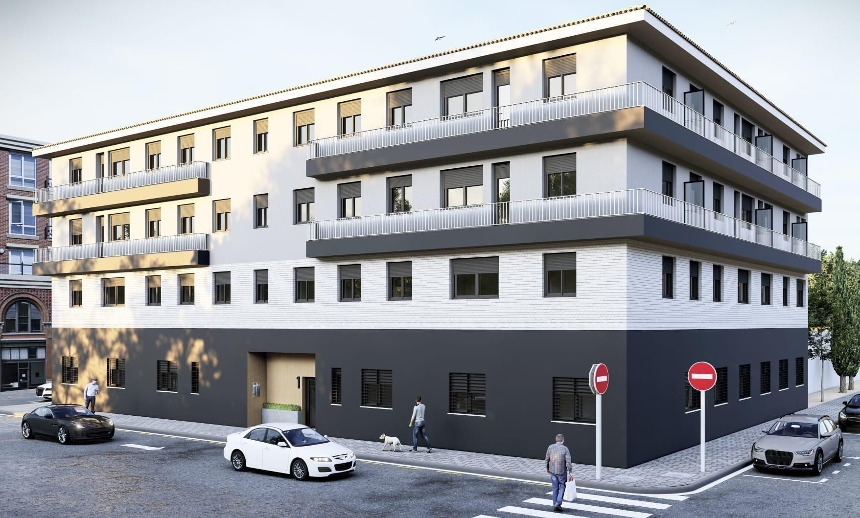 Exterior view of Flat for sale in  Granada Capital  with Heating and Furnished