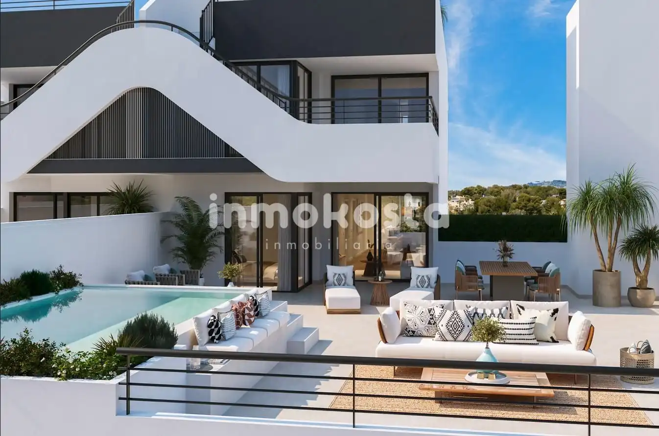 Terraza de Planta baja en venta en L'Alfàs del Pi con Aire acondicionado, Terraza y Piscina comunitaria