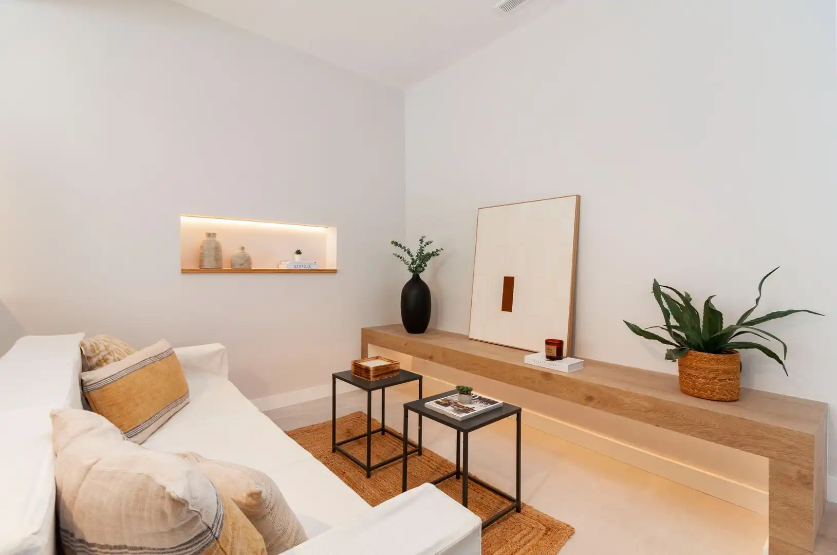 Sala de estar de Piso en venta en Terrassa con Aire acondicionado, Calefacción y Domótica