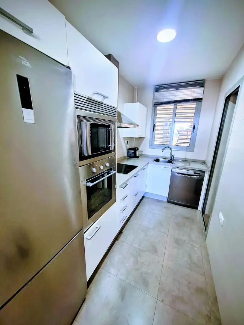 Cuina de Apartament en venda en Oropesa del Mar / Orpesa amb Aire condicionat, Jardí privat i Terrassa