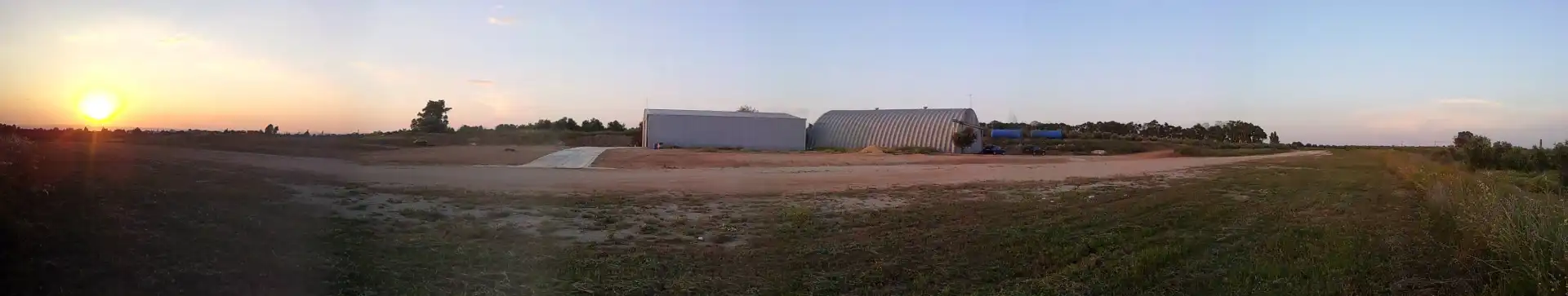 Vista exterior de Nave industrial en venta en Linares con Calefacción y Alarma
