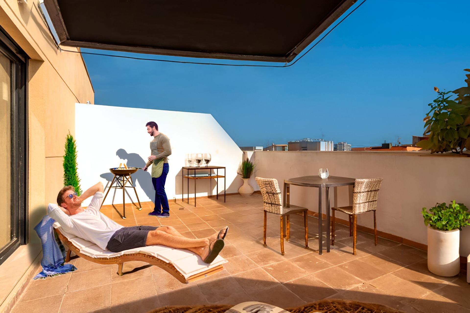 Terrace of Attic for sale in Oropesa del Mar / Orpesa  with Heating, Terrace and Storage room