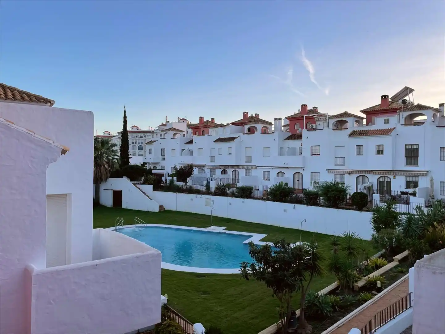 Jardín de Casa o chalet de alquiler en El Portil con Piscina comunitaria