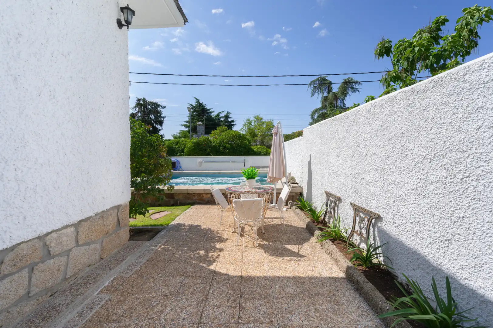 Garden of Houses for sale in Colmenar Viejo  with Heating, Private garden and Parquet flooring