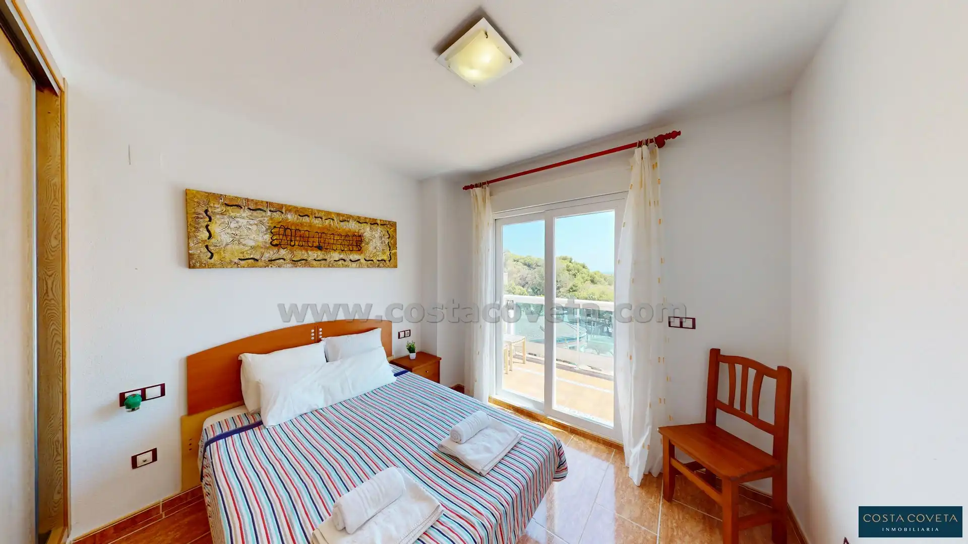 Schlafzimmer von Wohnungen zum Verkauf in El Campello mit Klimaanlage, Terrasse und Möbliert