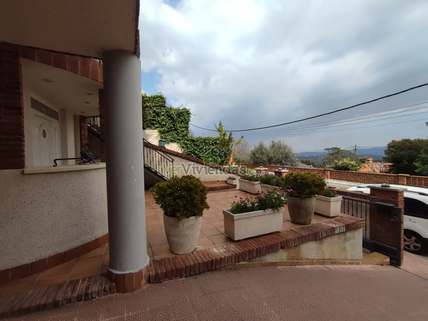 Terrassa de Casa o xalet en venda en Cervelló amb Calefacció, Jardí privat i Terrassa