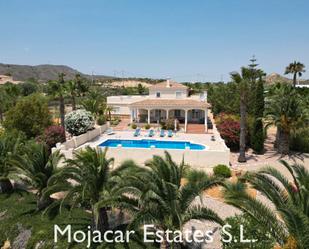 Vista exterior de Casa o xalet en venda en Los Gallardos amb Aire condicionat, Terrassa i Piscina