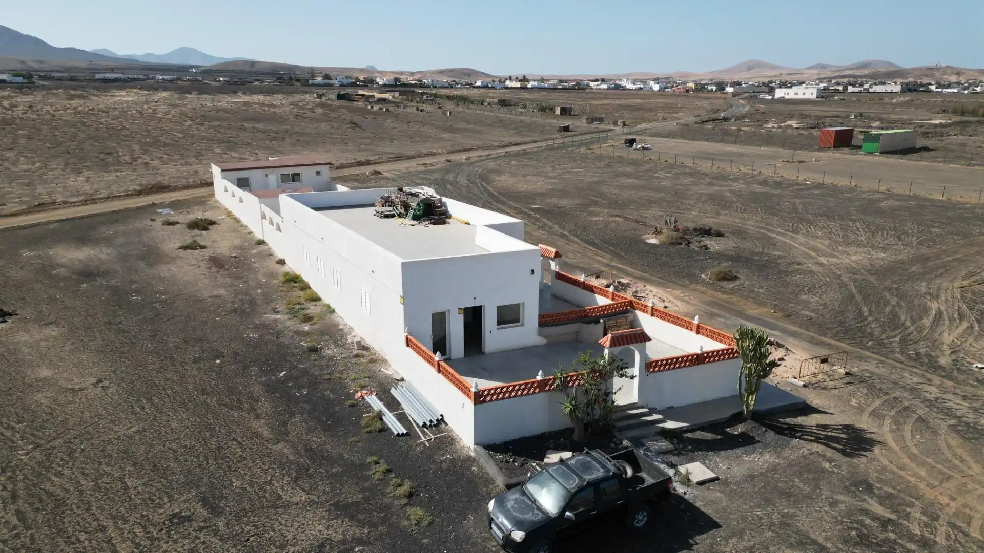 Exterior view of Houses for sale in La Oliva  with Private garden and Terrace