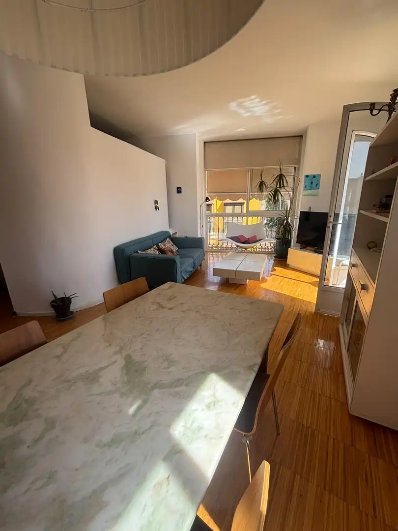 Sala d'estar de Apartament en venda en Málaga amb Aire condicionat, Terrassa i Moblat