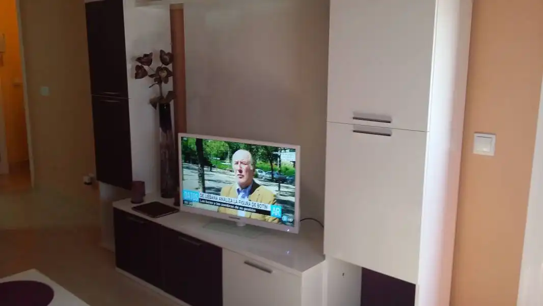 Wohnzimmer von Wohnung zum Verkauf in Almería mit Klimaanlage und Möbliert
